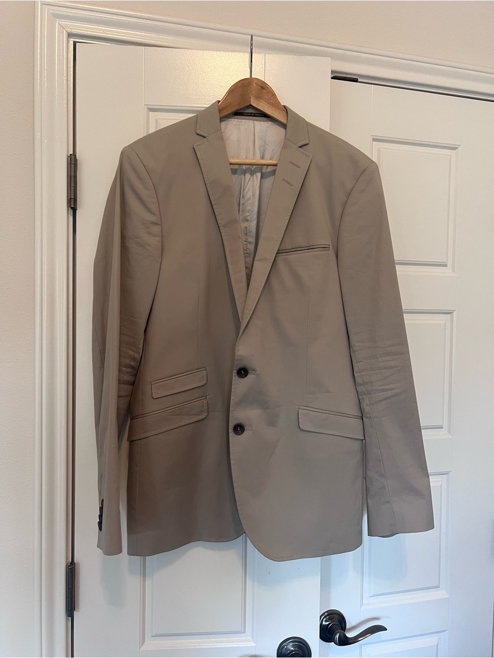 Tiger of Sweden Taupe Two-Button Sport Coat
